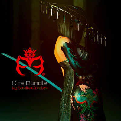 The Kira Bundle for Genesis 8 and 8.1 Females by ParallaxCreates