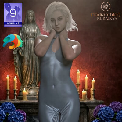 Ashes Outfit for Genesis 9 by paulawbs