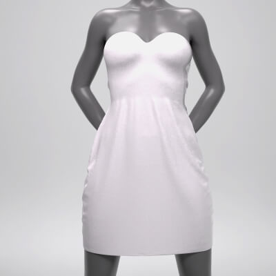 Bandeau Mini Dress for Genesis 8