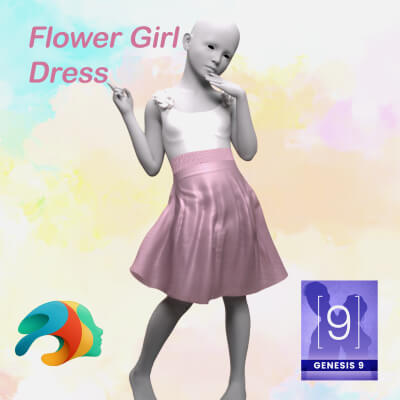 Flowergirl Dress for Genesis 9