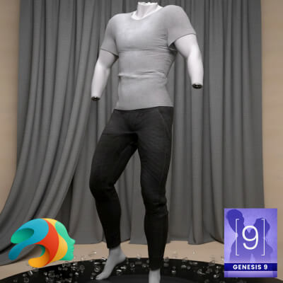 Freetime Outfit for Genesis 9 by paulawbs