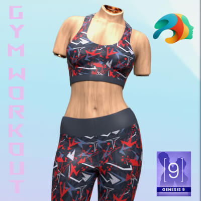 Gym Workout Outfit for Genesis 9