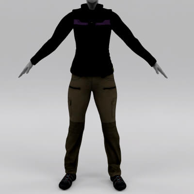 Hiker Outfit for Genesis 8 Female