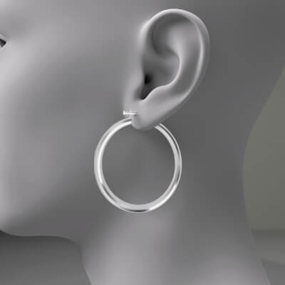 Hoop Earrings for Genesis 9