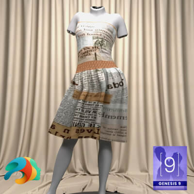 Paperdress for Genesis 9