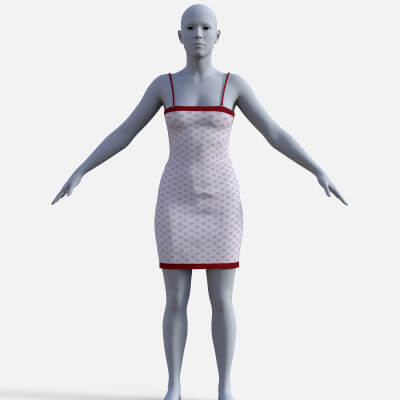 Spaghetti Dress for Genesis 9