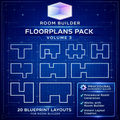 Floorplans for Room Builder Volume 3 by Pawngame