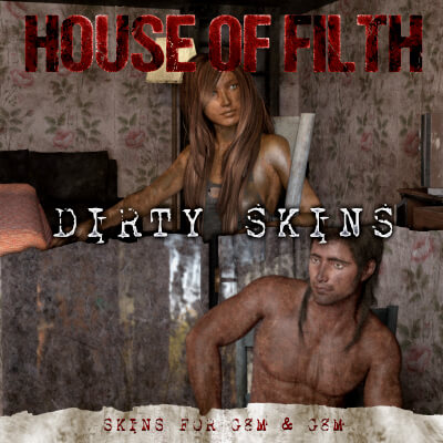 Dirty Skins for Genesis 8 by Pawngame