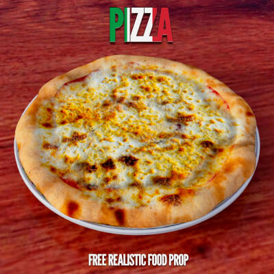 Free Pizza Food Prop by Pawngame