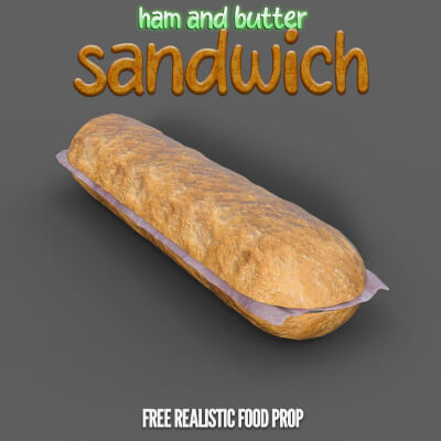 Ham and Butter Sandwich