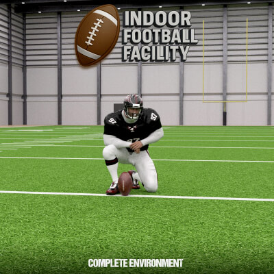 Indoor Football Facility by Pawngame