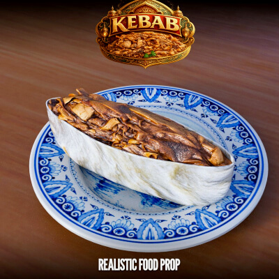 Kebab Realistic Food Prop by Pawngame