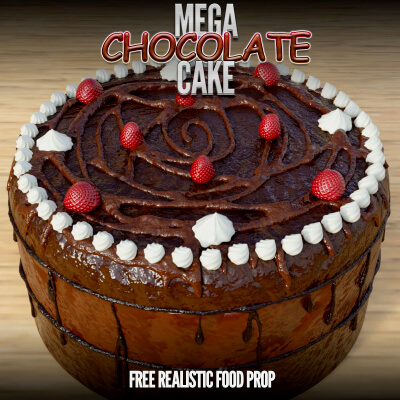 Mega Chocolate Cake by Pawngame