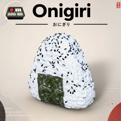 Onigiri Food Prop by Pawngame