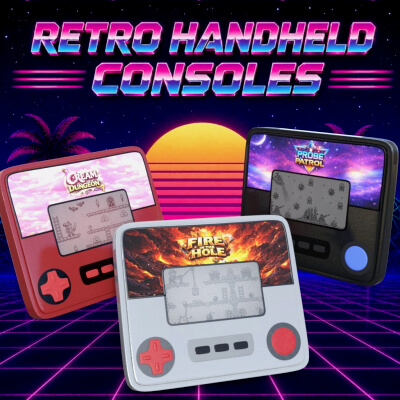 Retro Handheld Consoles by Pawngame