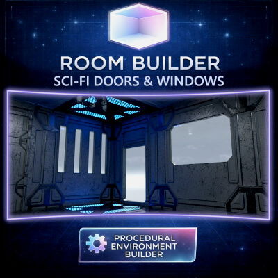 Sci-Fi Windows and Doors for Room Builder