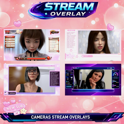Stream Overlays Cameras by Pawngame