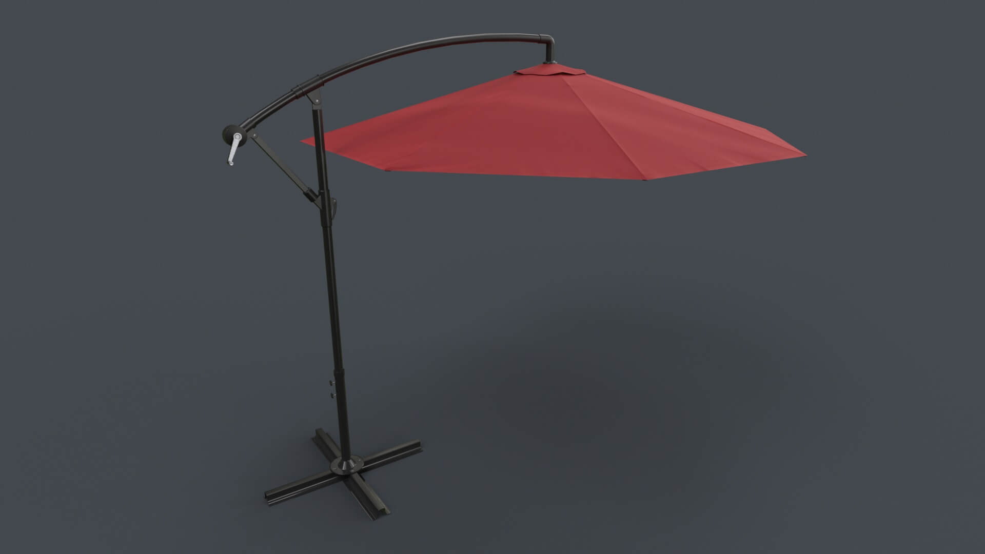 Cantilever Parasol 3D Model by PBR Cool