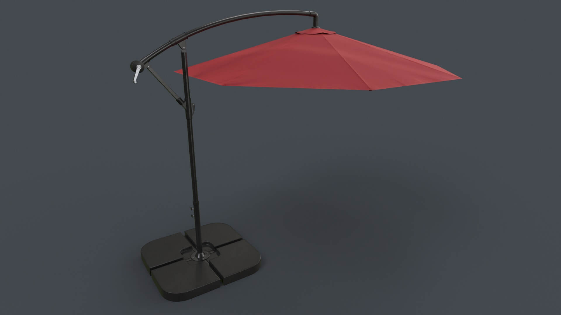 Cantilever Parasol 3D Model by PBR Cool
