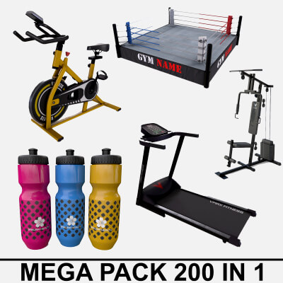 Gym Fitness Equipment - Mega Pack