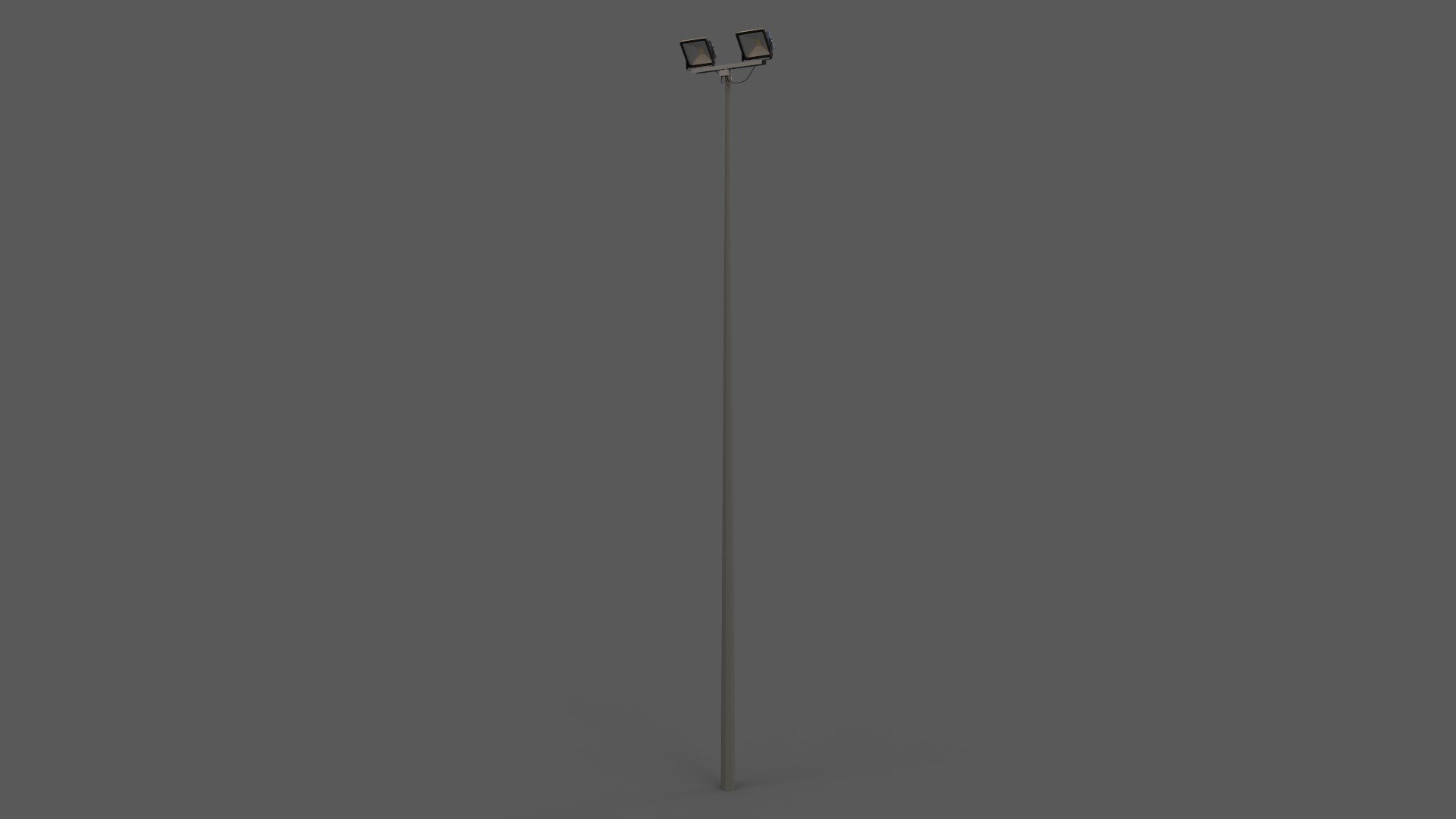 Lamp Outdoor Floodlight Pole - 3D Model by PBR Cool