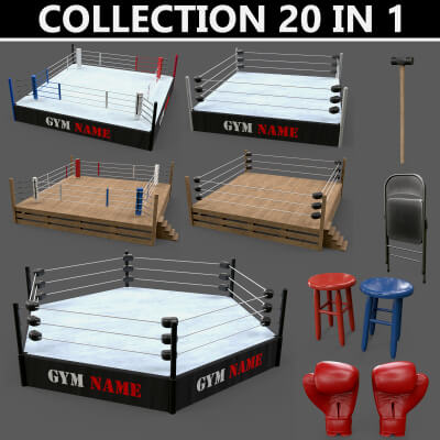 Modular Boxing and Wrestling Rings Collection