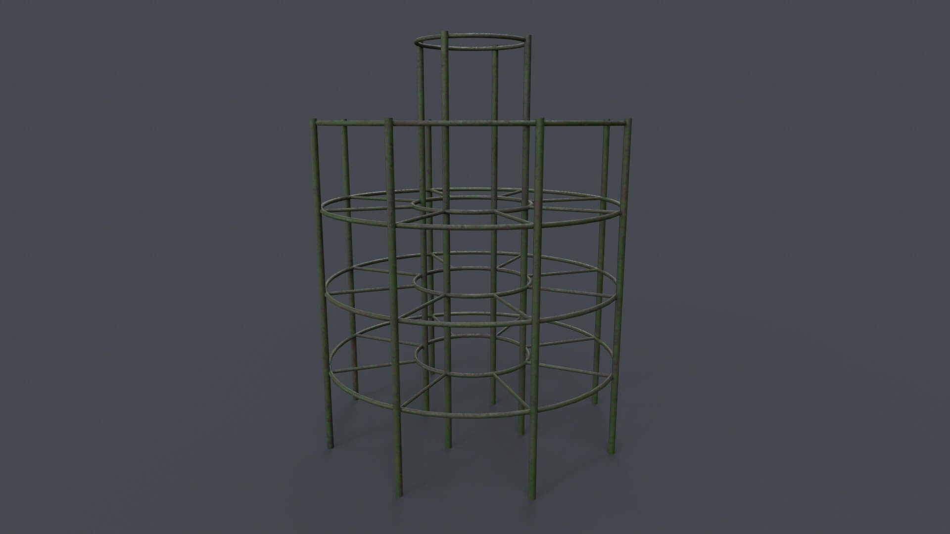 Outdoor Playground Steel Climbing Bars B - 3D Model by PBR Cool