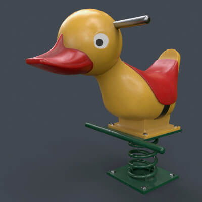 Outdoor Spring Swing Playground Toy A