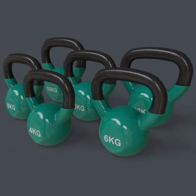 4-16KG Kettlebell V1 - Green