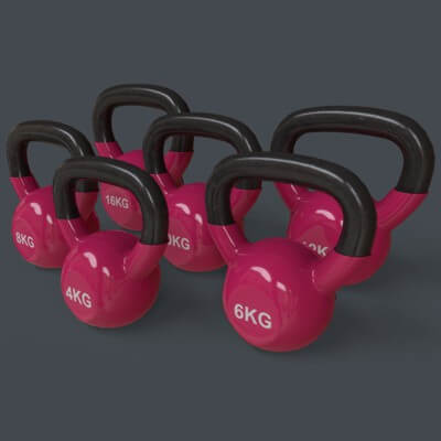 4-16KG Kettlebell V1 - Pink