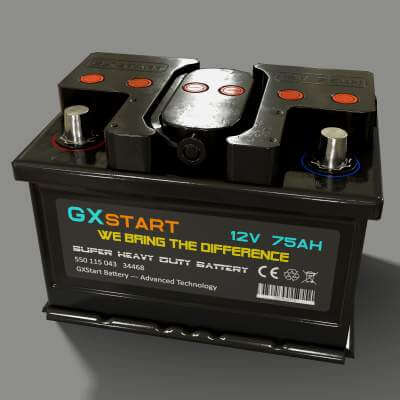 Car Battery - Black