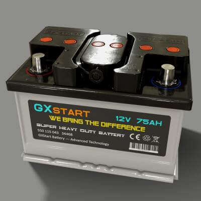 Car Battery - White