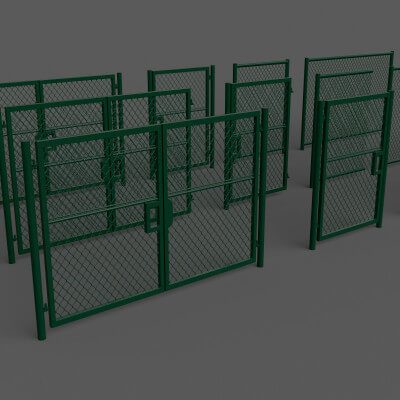 Chain Link Fence for Court E