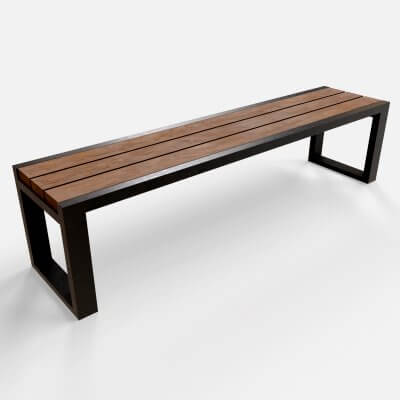 Locker Room Seat Bench 01