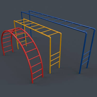 Outdoor Playground Monkey Bars A