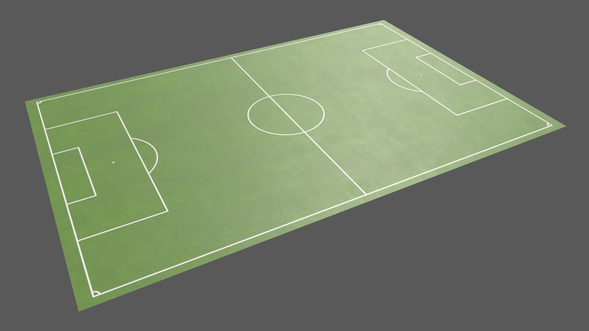 Soccer and Football Pitch 3D Model by PBR Cool
