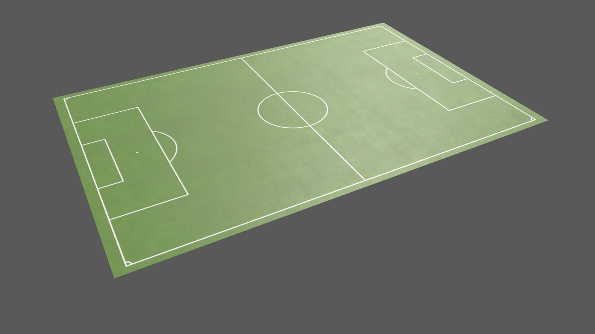 Soccer and Football Pitch 3D Model by PBR Cool