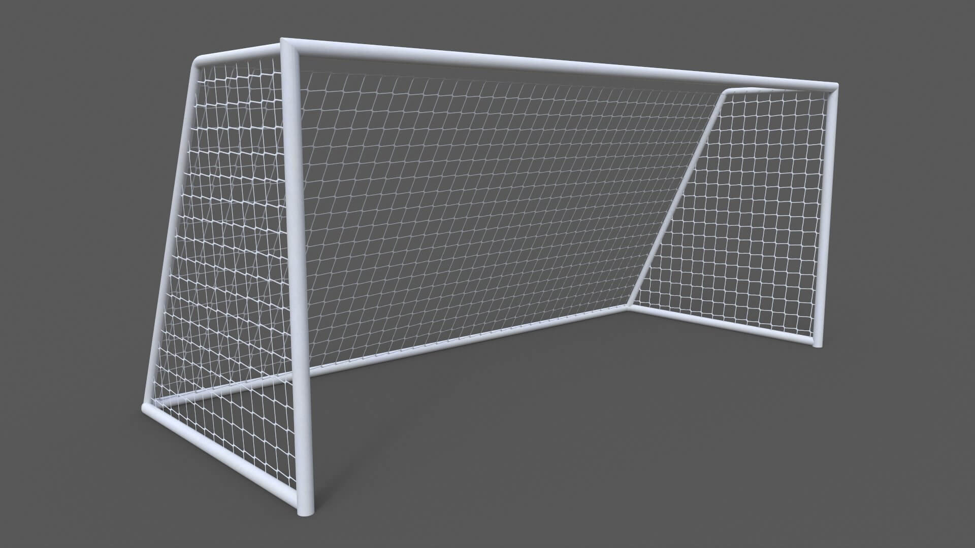 Soccer Football Goal Post C 3D Model by PBR Cool
