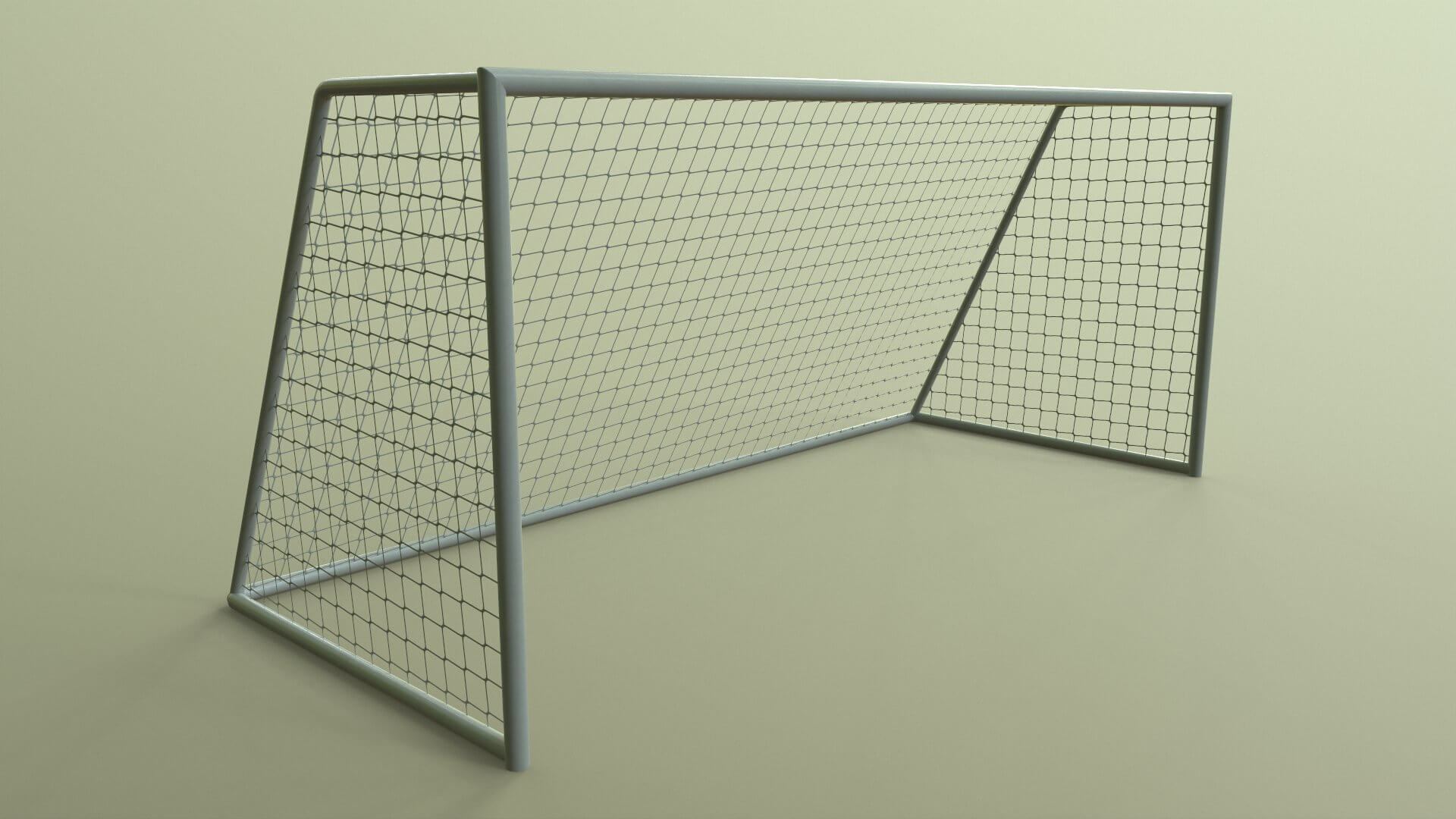 Soccer Football Goal Post C 3D Model by PBR Cool
