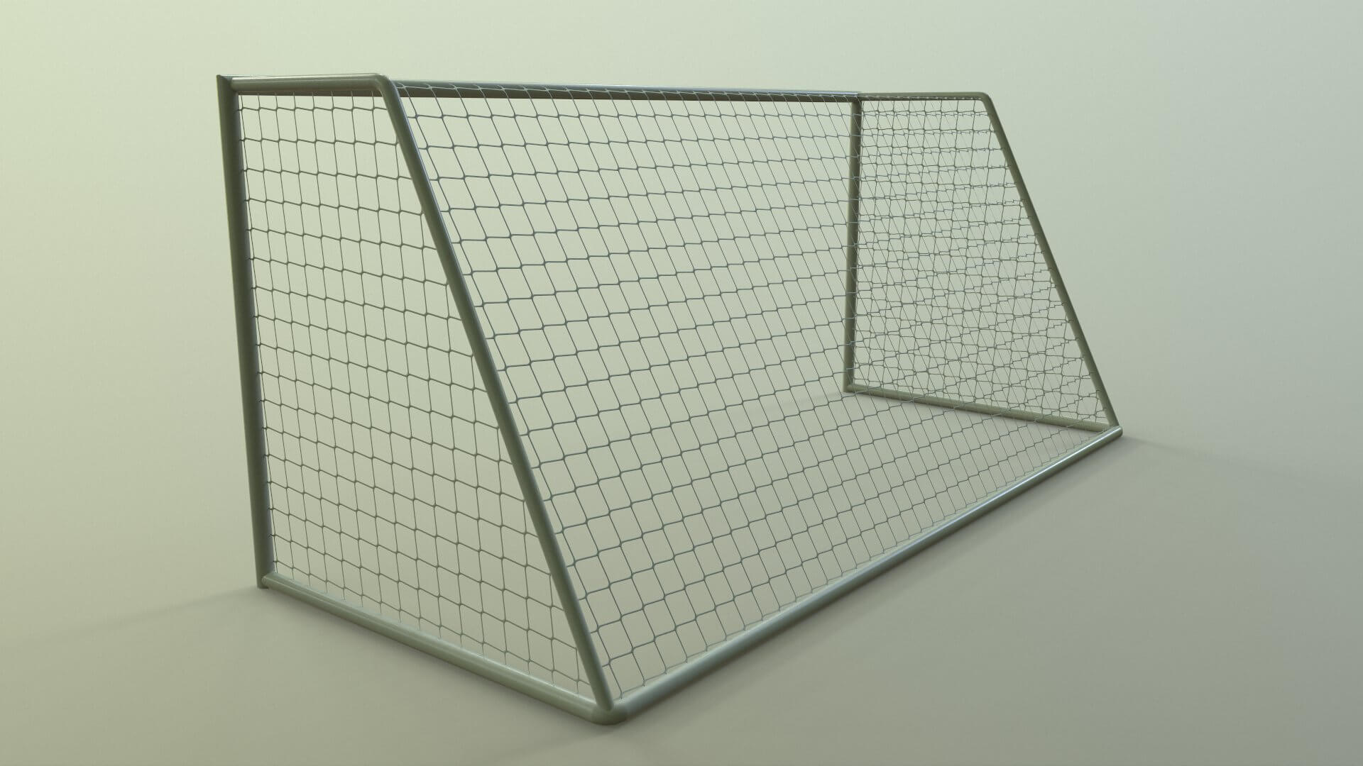 Soccer Football Goal Post C 3D Model by PBR Cool