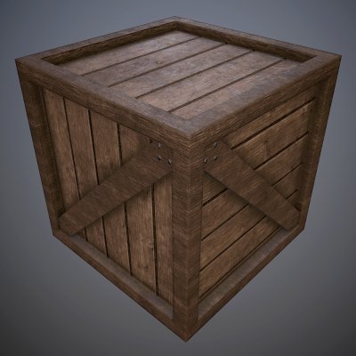 Wooden Crate A