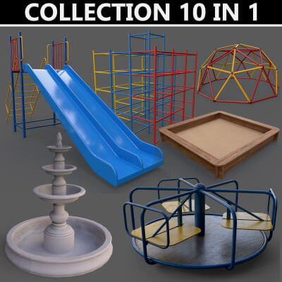 Playground Equipments C - Mega Pack