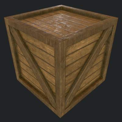 Wooden Crate B