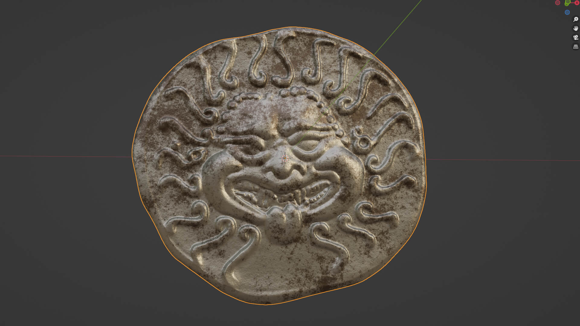 Apollonica Pontica Coin 3D Model by Petar Doychev