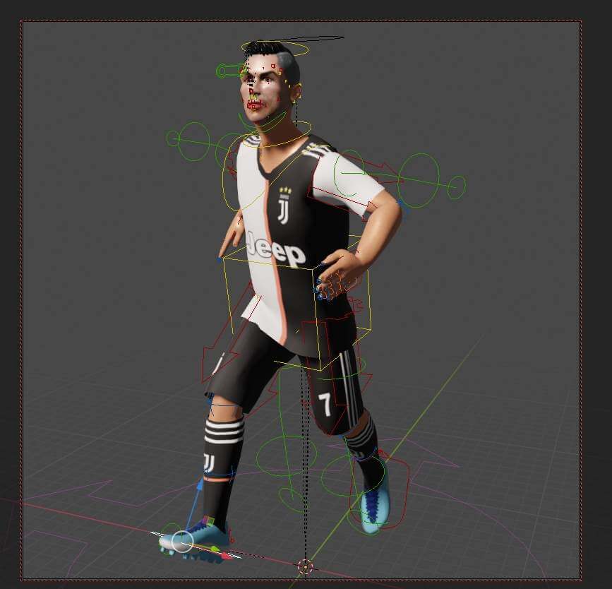 3d ronaldo
