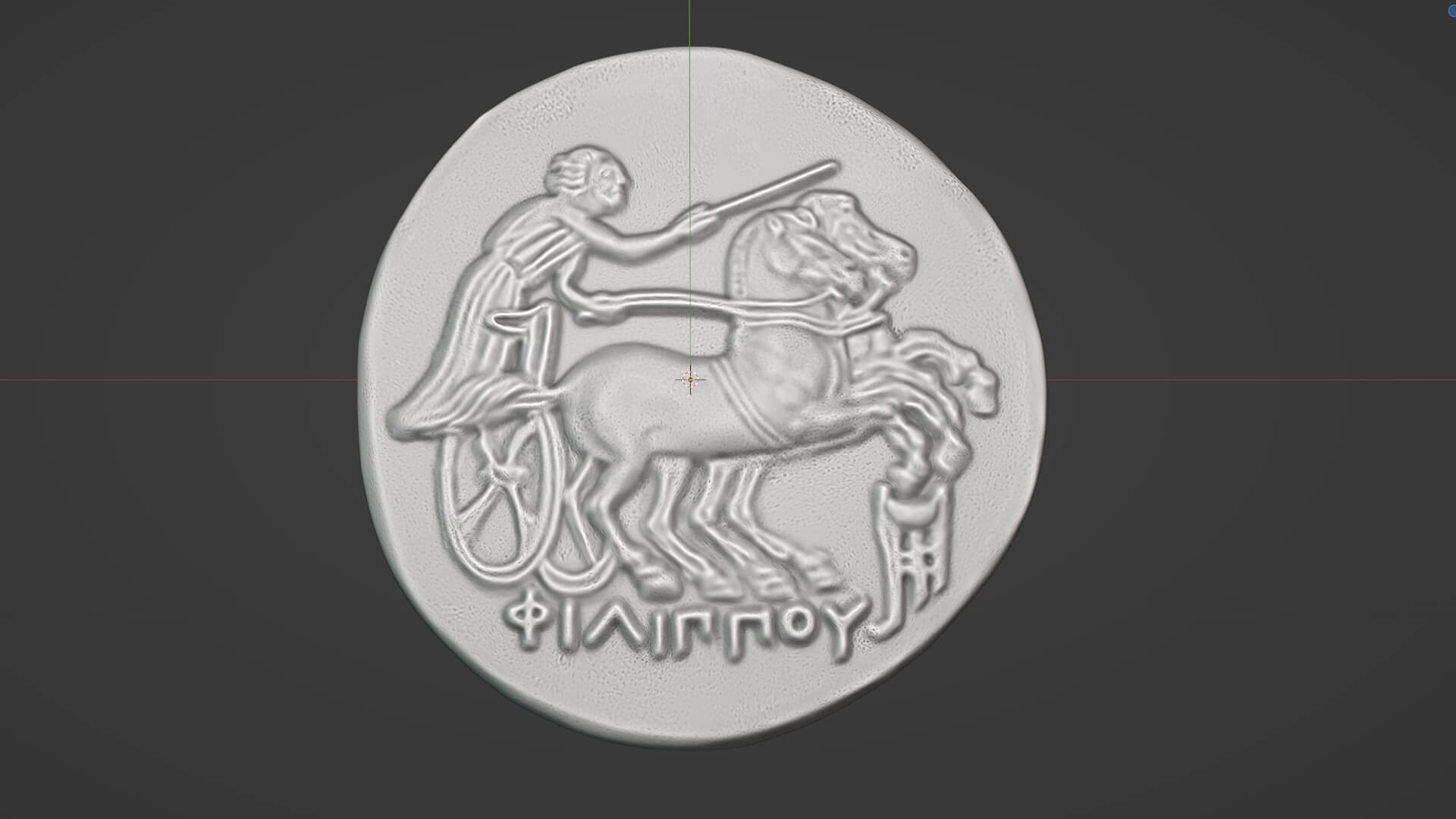 Gold Coin - 3D Model by Petar Doychev