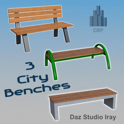 City Bench Set