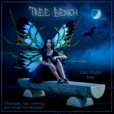 Tree Bench for Daz Studio