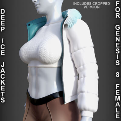 Deep Ice Jackets for Genesis 8 Female by PH3Dee