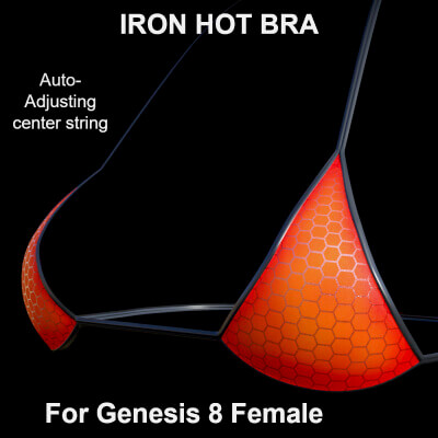 Iron Hot Bra for Genesis 8 Female by PH3Dee
